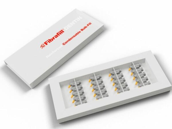 Confezione di Fibrafill® DENTIN Materiale bulk-fill con fibre corti